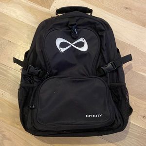 Nfinity Cheerleading Black Backpack!!!! In perfect condition!